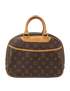 Troville, &pound;650, Handbags, Brown, Canvas, Front view